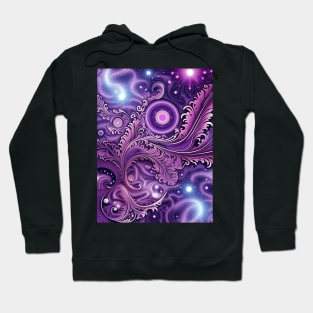 Other Worldly Designs- nebulas, stars, galaxies, planets with feathers Hoodie